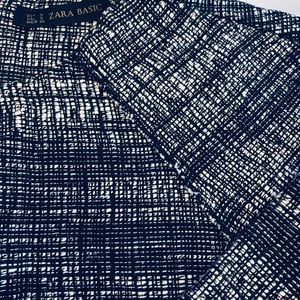 Zara blouse back and white brand new